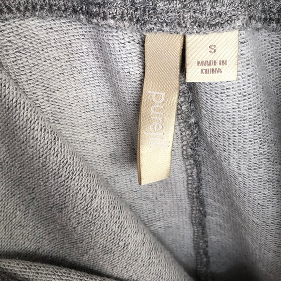 PureJill Gray Terry Mini Active  Skirt - Picture 3 of 3
